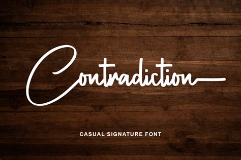 Contradiction Font By Abodaniel Creative Fabrica