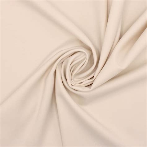 Twill Polyester Extensible Blanc Cass