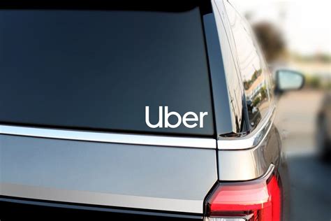 Uber Logo Vinyl Decal Sticker Perfect for Ride-share Uber Drivers - Etsy