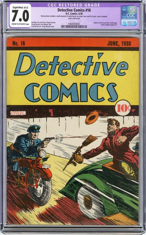 Comicconnect Detective Comics Cgc F Vf