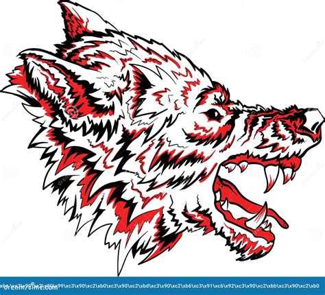 The Vector Dog Or Wolf For Tattoo Or T Shirt Design Or Outwear Cute