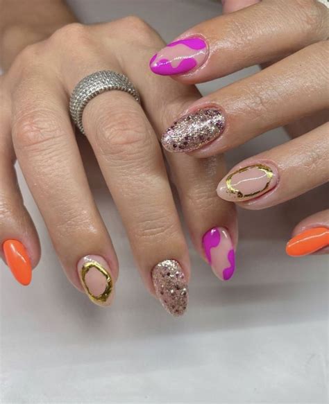 Pin By Dulce Vargas On 1 Wow Nails Funky Nails Simple Gel Nails