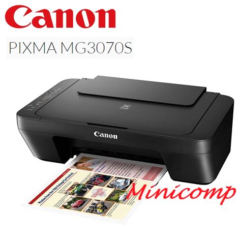 Canon Pixma Inkjet Printer Pixma Mg3070s Wireless All In One Printer