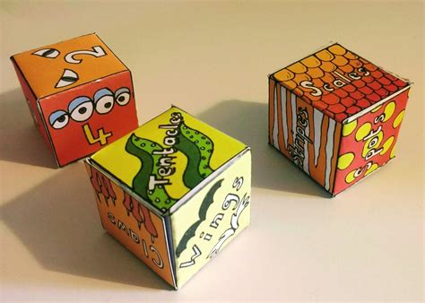 Digital Download Monster Dice Game To Make And Play Pdf Etsy