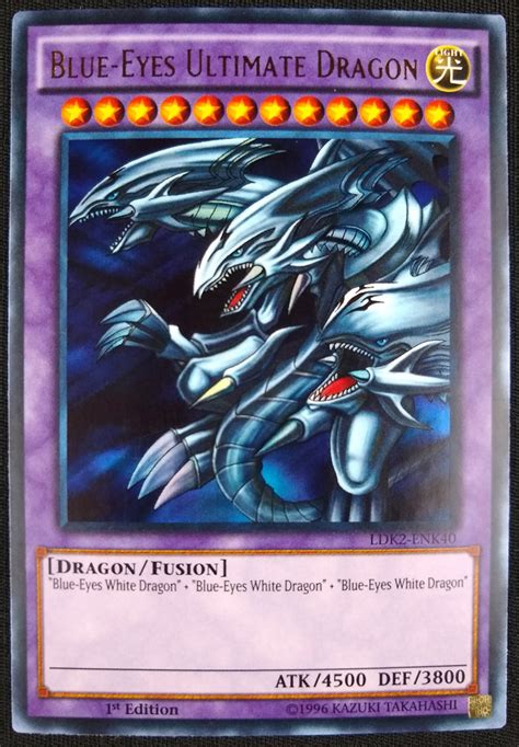 Blue Eyes Ultimate Dragon Ldk Enk Ultra Rare St Edition