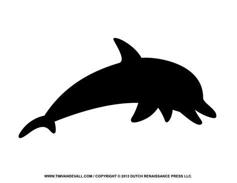 Free Dolphin Clipart, Printable Coloring Pages, Outline & Silhouette