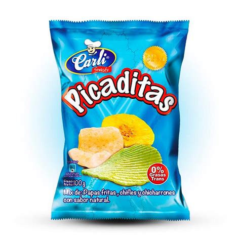 Picaditas Mixta Carli Snacks 100 Gr Supermercadosantamaria