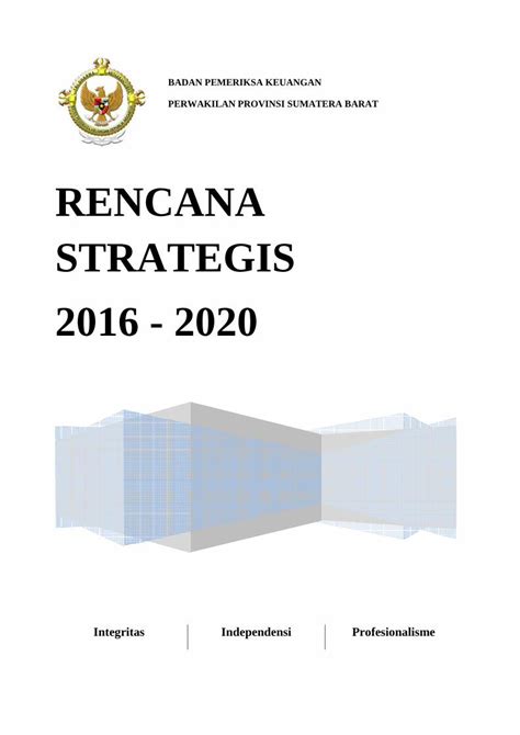 Pdf Rencana Strategis Padang Bpk Go Idpadang Bpk Go Id