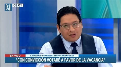 Ilich López sobre Pedro Castillo Con convicción votaré por la