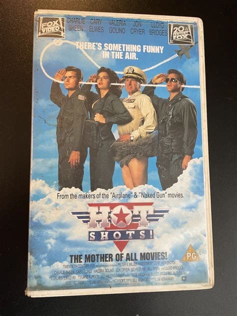 Hot Shots Vhs Rare Big Box Charlie Sheen Comedy Movie Classic Picclick Uk