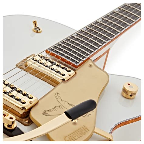 Gretsch G6136tg Players Edition Falcon Gold Hardware White At Gear4music