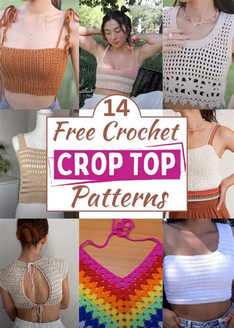 14 Crochet Crop Top Patterns For Summer Red Agape Blog