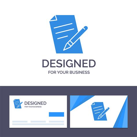 Creative Business Card and Logo template File Education Pen Pencil ...