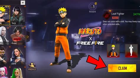 Free Fire X Naruto Collaboration Event Tamil Free Fire New Update