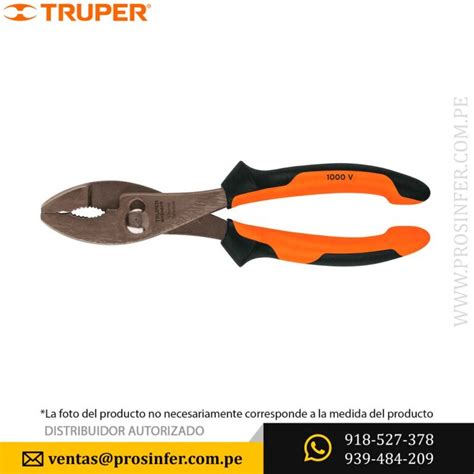 Alicate De Mecánico 10 Truper 13066 Comfort Grip Distribuidor Prosinfer