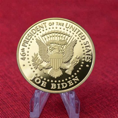 Joe Biden President Commemorative Souvenir Challenge Coin Gold