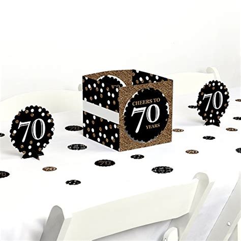 Buy Big Dot Of Happiness Adult 70th Birthday Gold Birthday Party