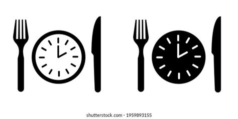 15 149 Lunch Time Icon Images Stock Photos Vectors Shutterstock