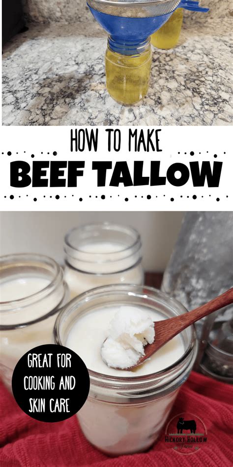 How to Make Beef Tallow: Easy Steps for Homemade Goodness - Hickory Hollow Farm Beef