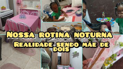 minha rotina noturna como mãe de dois a maternidade real YouTube