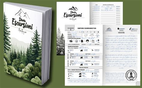 Amazon It Diario Escursioni Montagna Rionblu Libri