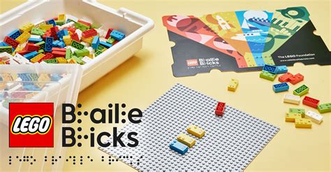 Brickfinder Feel The Difference With Lego Braille Bricks