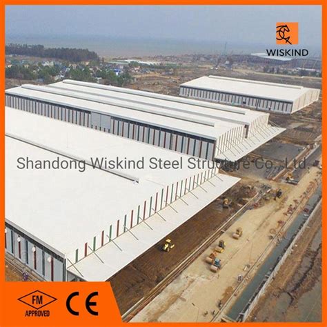 Large Span Pre Engineered Prefabricated Commercial Building Metal Steel