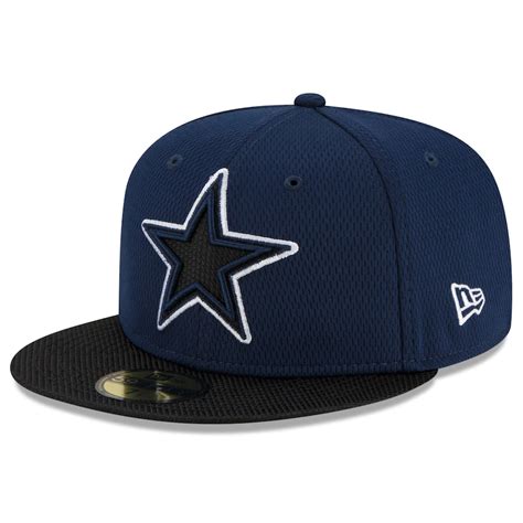 Mens Dallas Cowboys New Era Navyblack 2021 Nfl Sideline Road 59fifty