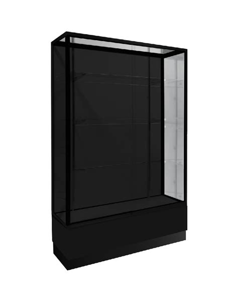 Black Extra Vision Wall Case Amko Displays