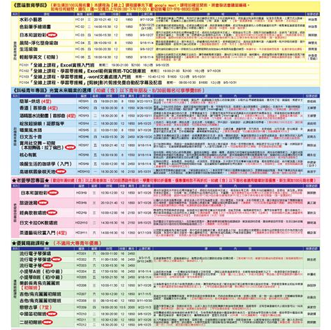 高雄市救國團三民分班【111 5期9 10月課程簡章】 高雄市團委會