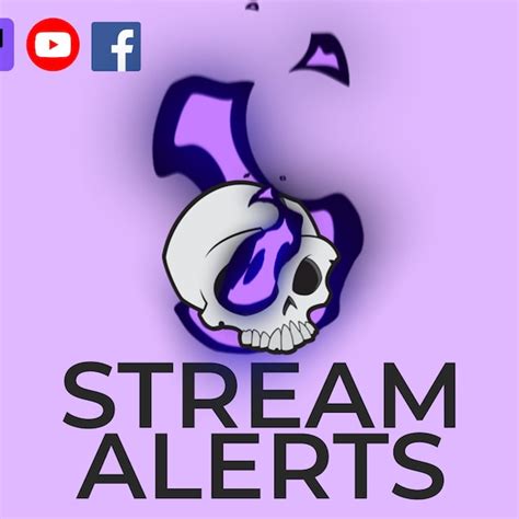 Twitch Alerts Skull Animated Etsy