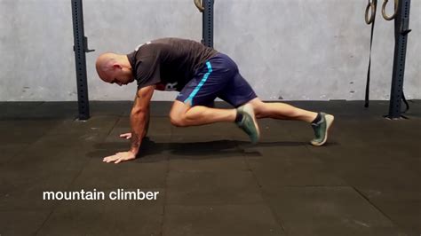 Movimentos Do Crossfit Mountain Climber Youtube