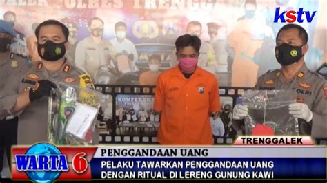 TRENGGALEK POLRES TRENGGALEK BONGKAR SINDIKAT PENIPUAN PENGGANDAAN