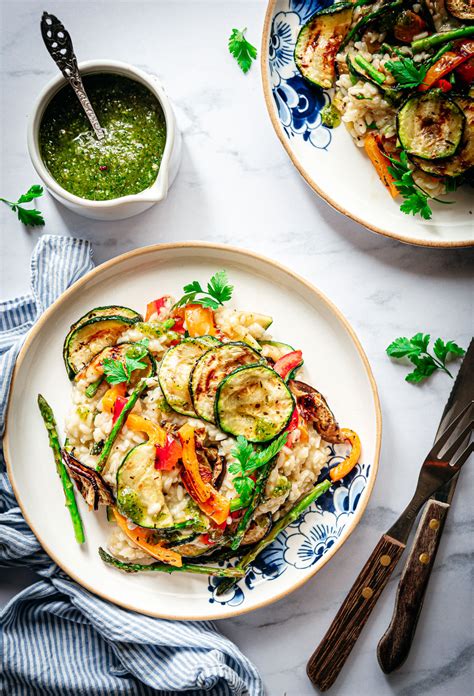 Vegetarische Risotto Met Gegrilde Groenten Eef Kookt Zo