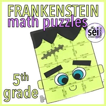 HALLOWEEN ACTIVITIES - FIFTH GRADE - MATH CENTERS - MATH CRAFT - MATH ...