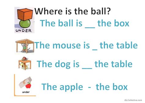 prepositions of place: English ESL powerpoints