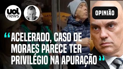 Caso Moraes está acelerado e tem aspecto do você sabe quem está