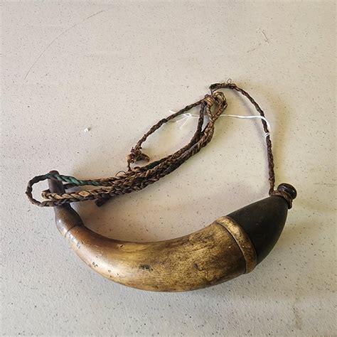 Powder Horn Civil War Era With Cord