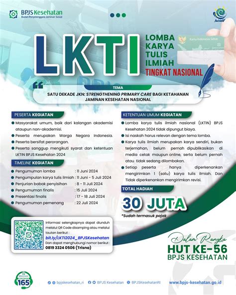 Lomba Karya Tulis Ilmiah Tingkat Nasional Bpjs Lombahub