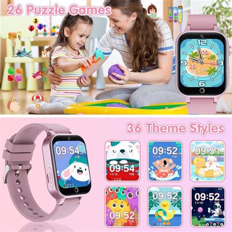 Montre Connect E Enfant Montre Intelligente Pour Gar Ons Et Filles