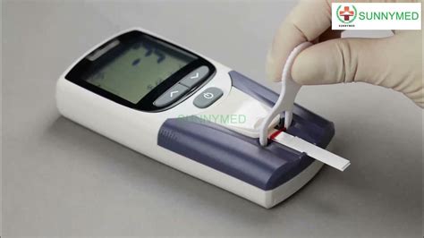 Sy B034 Hba1c Analyzer Hemoglobin Meter With Hb Strip Youtube