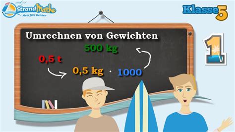 Gewicht Umrechnen Kg G Mg Tonne Klasse 5 ★ Übung 1 Youtube