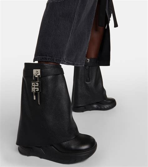 Shop Givenchy Shark Lock Cowboy Ankle Boots In Western 52 OFF