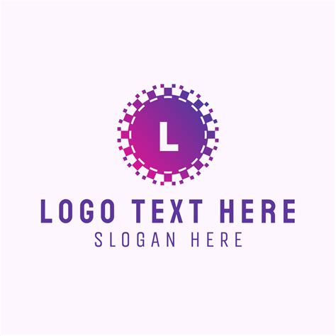 Purple Pixel Tech App Logo | BrandCrowd Logo Maker