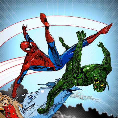 Spiderman Vs Green Goblin By Alexreal677 On Deviantart