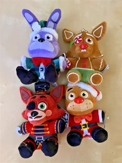 Five Nights At Freddys Holiday 4 Plush Foxy Freddy Bonnie Elf