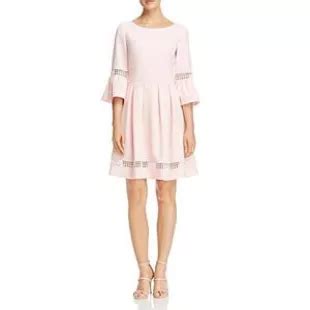 Eliza J Bell Sleeve Fit Flare Dress