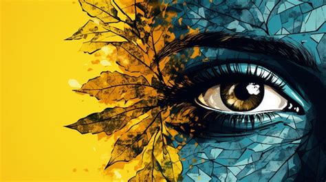 Premium AI Image | Meaningful deep art of eyes ai illustration