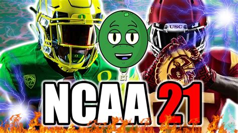 Oregon Vs USC NCAA 21 Mod College Football Madden 21 Gameplay PC YouTube