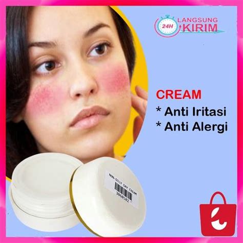 jual cream anti iritasi alergi kulit wajah setelah facial calming cream